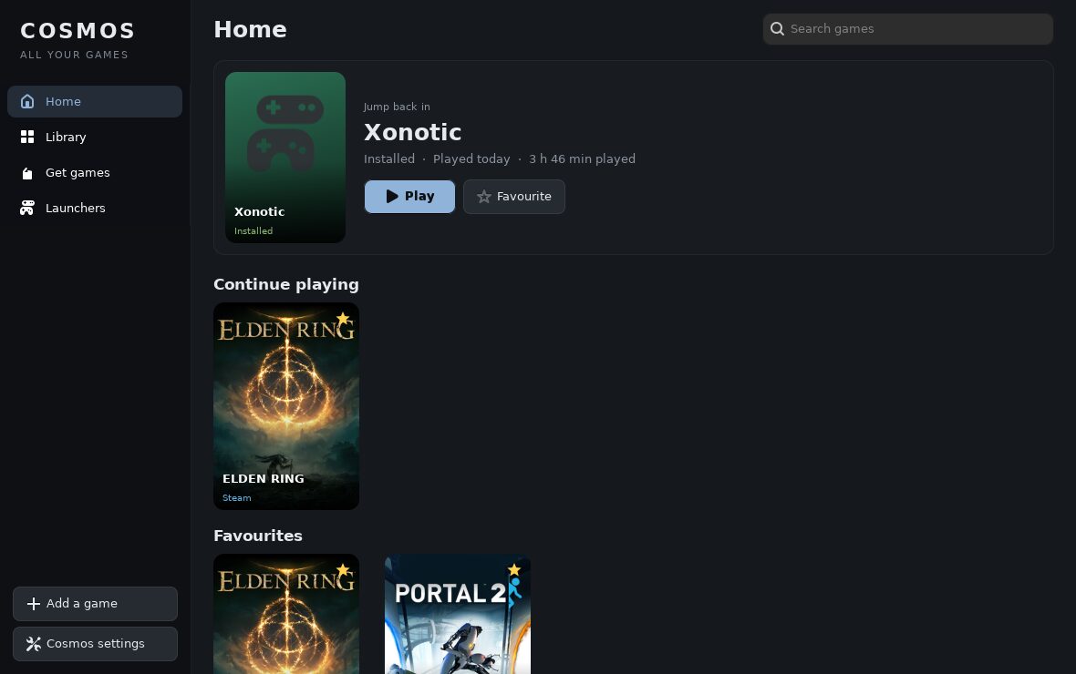 Home: continue playing