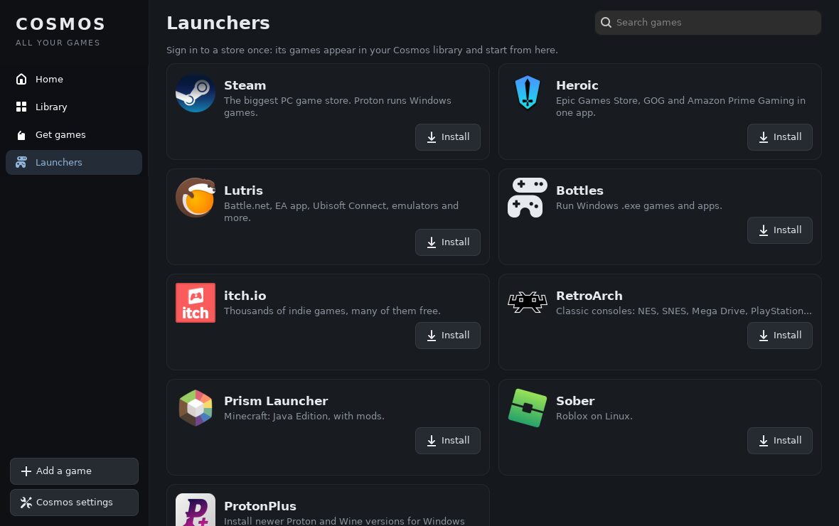 Every launcher